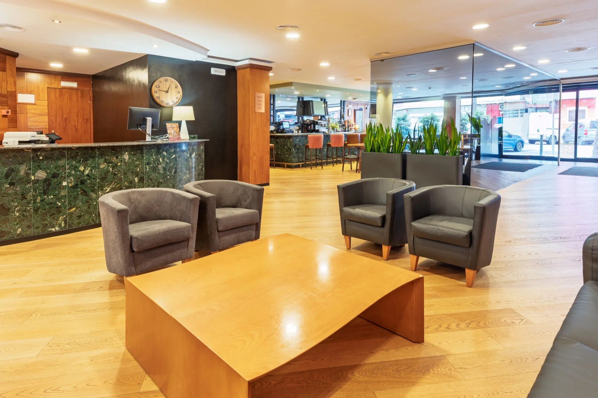 Recepción del Hotel Borgia